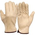 Pyramex Pigskin Leather Driver's Gloves with Keystone Thumb, Size Large - Pkg Qty 12 GL4001KL